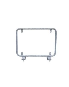 Rohrumrandung für rechteckige Verkehrszeichen – stabiler Schutzrahmen aus Metall